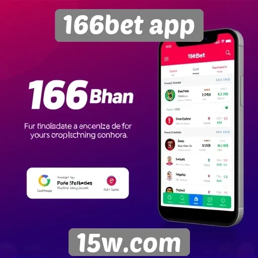 Análise da interface do 166bet app