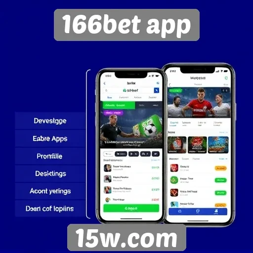 Diferenças entre a versão mobile e desktop do 166bet app